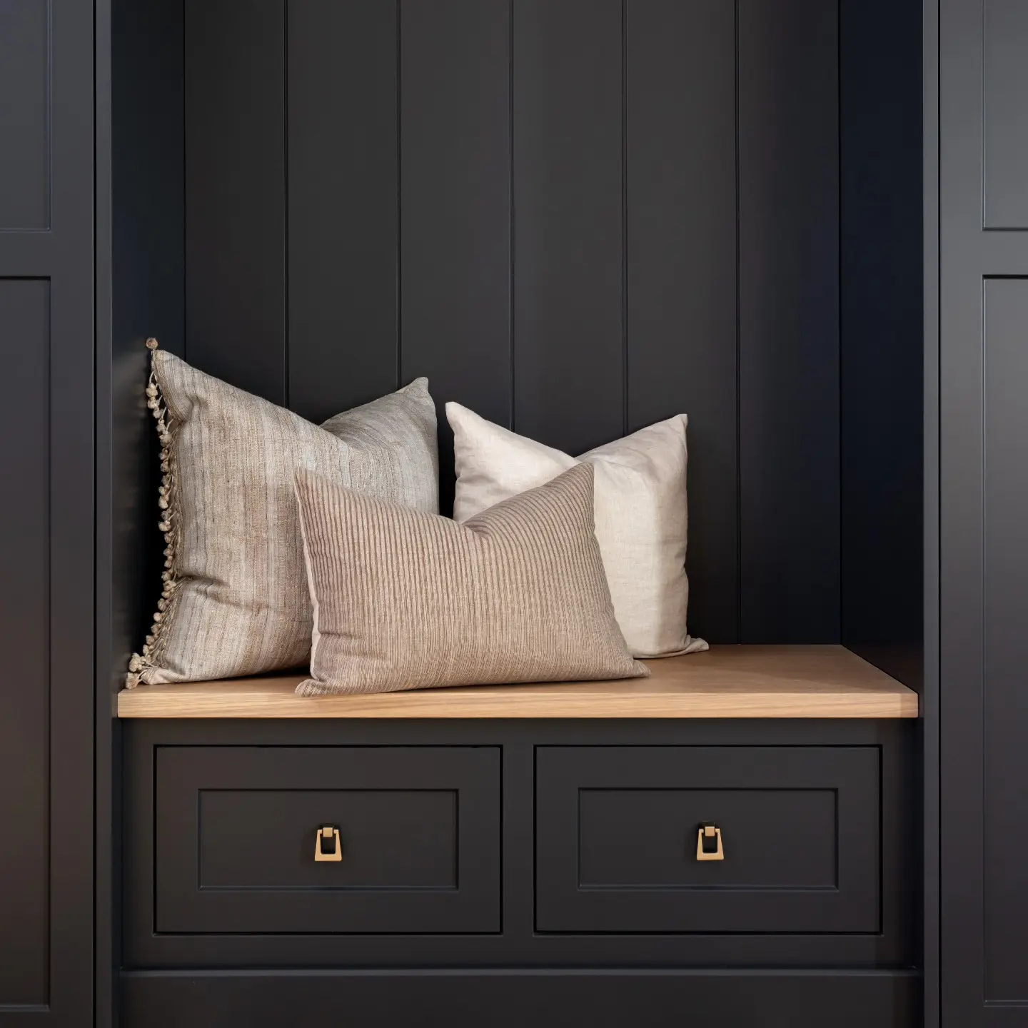 Bold Black Mudroom - Image 1