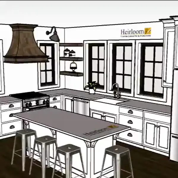 Custom video by Heirlooms Custom Cabinetry