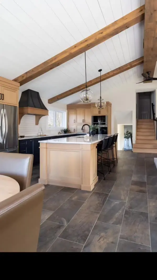 Kitchen with dining video by Heirlooms Custom Cabinetry